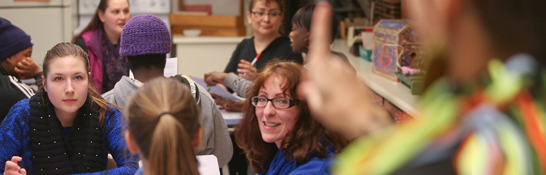 image in a room of students and instructors